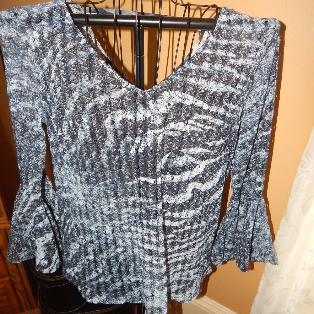 Ladies Alberto Makali fancy blouse - Shirt - Top  ~ Size Large